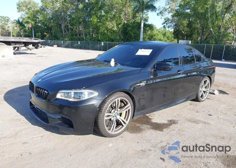 2014 BMW M5 from USA, damaged, VIN WBSFV9C54ED593281